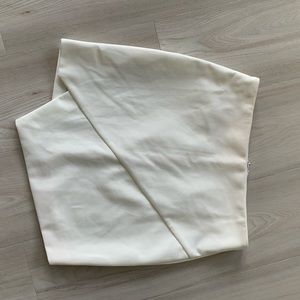Off white mini skirt